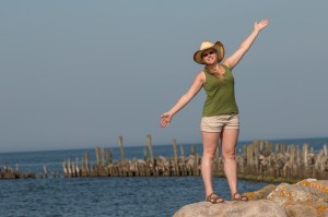 Baiba Ralle pamatbilde pie jūras