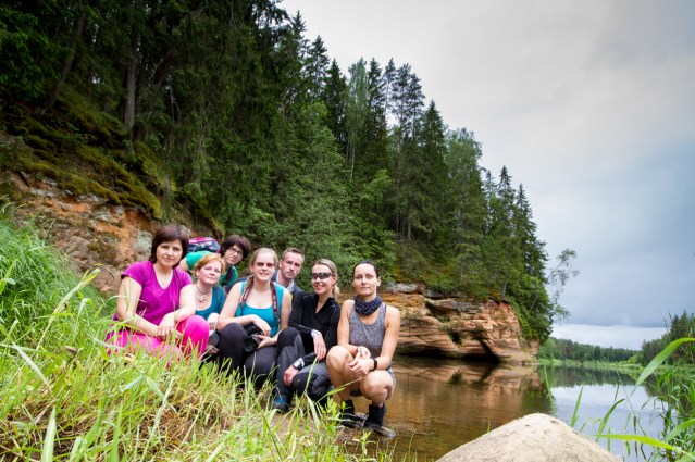 Tradicionāli pārgājiena kopbilde