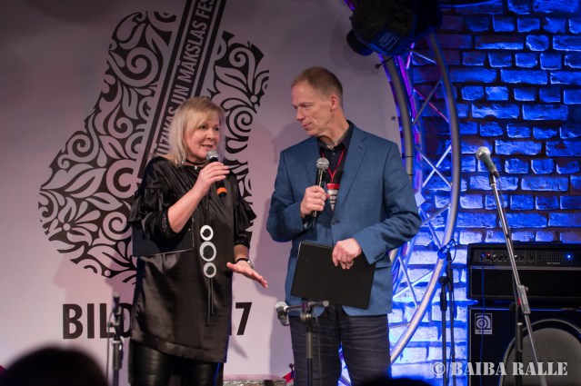 BILDES 2017 Koncerta "Ielūdz Bilžu mūziķi un viņu bērni" vadītāji Ira Krauja-Dūduma un Arnis Miltiņš.