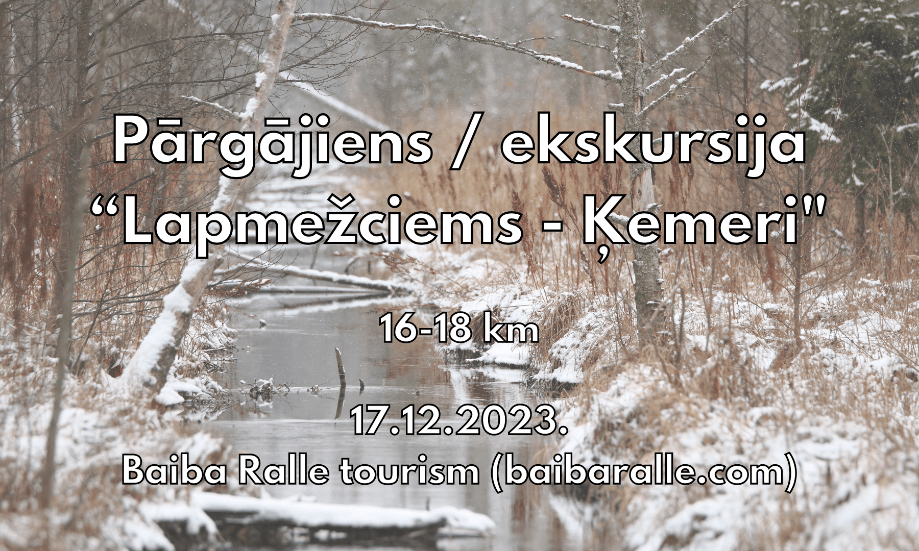 Pārgājiens "Lapmežciems - Ķemeri"